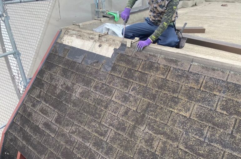 シングル葺き替え　マンション_2